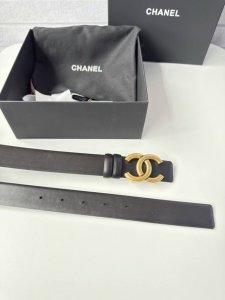 3.0Cm Chanel official website new style, double-sided top-grain cowhide leather,