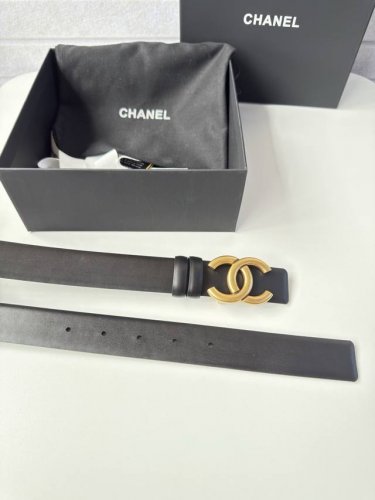 3.0Cm Chanel official website new style, double-sided top-grain cowhide leather,