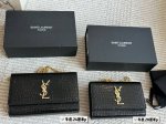 with box Size: 20*12cm small 24*15cm large Ysl Woc envelope bag crocodile grain
