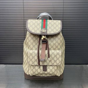 Gucci printed Double G backpack, unisex, photo taken with original material, com