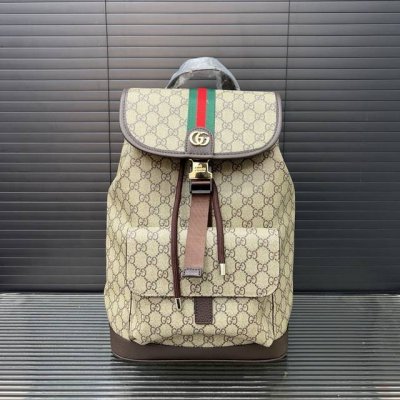 Gucci printed Double G backpack, unisex, photo taken with original material, com