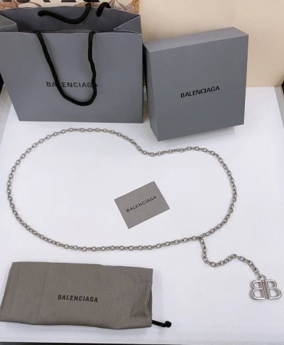 balenciaga Balenciaga Monaco Distressed Gold Brass Chain Belt From Balenciaga