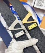 Belt: Louis Vuitton Top Replica - Belt: 100% imported original top-grain cowhid