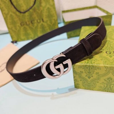 3.0Cm Gucci belt, double-sided top-grain cowhide, length: 75.80.85.90.95.100.105