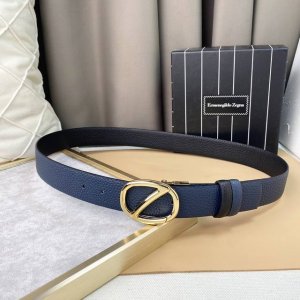 Zegna, Top-Grain Cowhide Leather, 3.5 Cm Wide, Official Website, Pure Copper Met