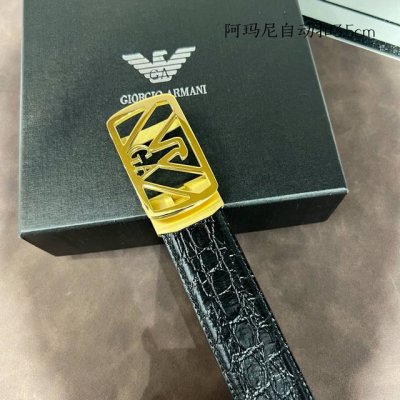 Brand Armani New Imported Calfskin Feels Delicate And Soft With Pure Steel Autom