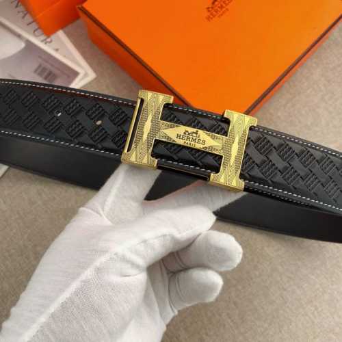 Herm S Special Leather Belt Series, Original Hardware Boutique Stainless Steel B