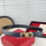 Men's Ferragamo, Soft And Smooth, Versatile And Elegant, Width 3.5 Cm, Available