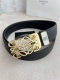 Product Name: Loewe Automatic Belt, Leather Belt Model: Pure Steel Material With