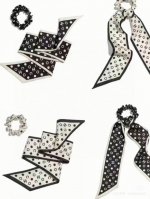 Ribbon 60 upgraded version polka dot headband combination is available, hot-sel