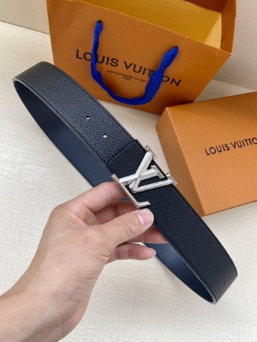 Comes With Full Packaging Gift Box. Lv Pyramide Twisted Double-Sided Belt Made F