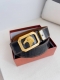 Product Name: Stefano Ricci Belt, Leather Belt Model: Buckle, Pure Steel Automat