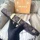 L0Uis Vuitt0N This season's new product, original belt for men, width 35mm, cust