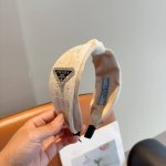 with packaging Prada Prada inverted triangle new trendy letter headband. A must