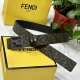 Image Packaging Fendi Fendi Store-Authentic Style 4.0 Cm Wide Double-Ring Revers