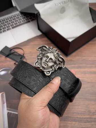 Special Edition, 4Cm Wide Imported Heat-Pressed Textured Top-Grain Leather With - Click Image to Close