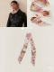 Hermes "Freedom" Twilly scarf Twilly silk ribbon 100% mulberry silk. This small