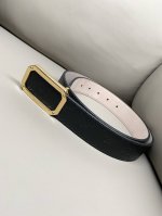 Gg Gucci 3.5cm wide imported cowhide hot-embossed belt with exquisite hardware.