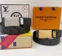 Belt: Louis Vuitton Top Replica - Belt: 100% imported top-grain cowhide, genuine