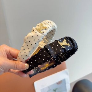 with packaging Lv Louis Vuitton classic new polka dot headband, fashionable and