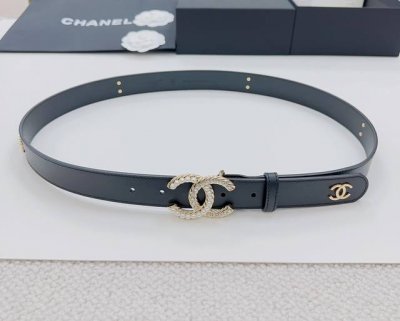 3.0Cm Chanel Official Website New Double-Sided Original Calfskin Length 75.80