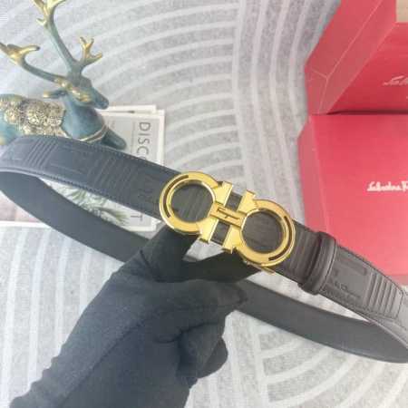 Ferragamo Special Leather Belt Automatic Belt Series, Original Premium Stainless - Click Image to Close