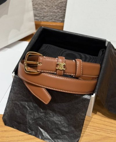 Vivenne 25mm Leather Belt ( ) This belt is made of Taurillon leather, with a cow