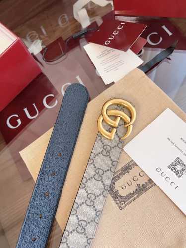 Stunning Gucci Double G men's new belt, synced with the counter, 3.5cm wide, ca