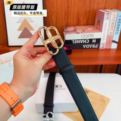 Original quality punched Brand: Paris B men's Color: Black Buckle: Gold and Silv