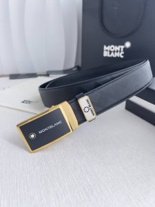 Product Name: Montblanc Original Single Belt Automatic Leather Belt Model: Autom