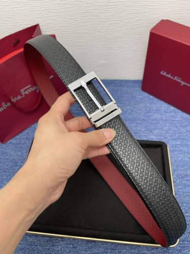 Brandfila.Gmo3.5Cm. Descriptionthis Belt Is Made Of Natural Grain Leather And Ha