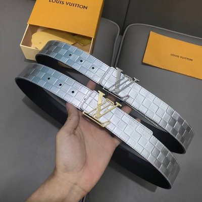 L0Uis Vuitt0N This season's new men's original belt width 40mm Double-sided impo