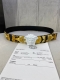 Width 4.0 Cm Versace This Palazzo Belt Is Crafted From Calf Leather And Adorned