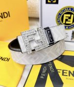 Belt: Fendi. Top-Quality Original Replica. Belt: 100% Top-Grain Cowhide, Crocodi