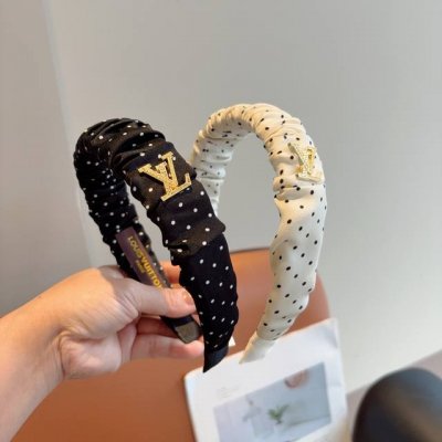 with packaging Lv Louis Vuitton classic new polka dot headband, fashionable and
