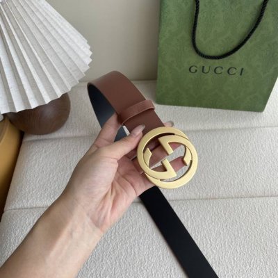 Special Gucci Classic Imported Original Factory Tree-Grain Single-Layer Leather