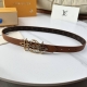 L0Uis Vuitt0N This season's new Donkey women's belt is 25mm wide and features a