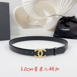 Special 3.0Cm Chanel Belt, Double-Sided Top-Grain Leather, Length: 75Cm, 80Cm, 8