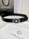 Width: 4.0 Cm Versace All-Over Pattern Belt With The Iconic Versace Medusa Head