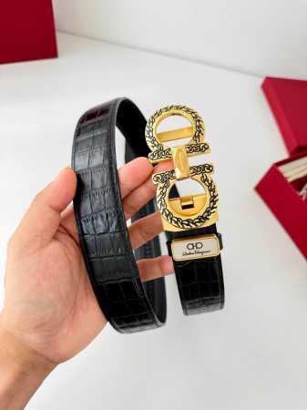 Product Name: Ferragamo Automatic Belt Model: Automatic buckle, pure steel auto - Click Image to Close