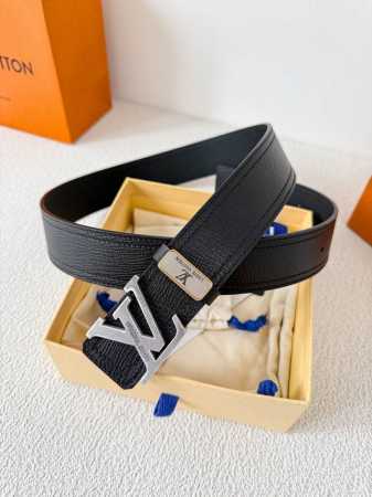 Product Name Lv..Louis..Vuitton Belt Original Model Buckle Classic Pure Steel Ma - Click Image to Close