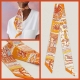 Hermes Rayures D'ete Twilly ScarfTwilly scarf100% mulberry silkHeavyweight 18 m