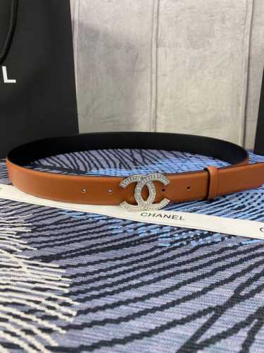 Width 3.0 Cm Chanel This Women's Belt Is Made From A New Soft Imported Calfskin
