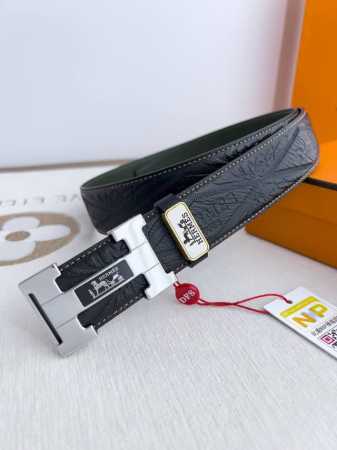 Product Name: Hermes Belt (Original) Model: Hook buckle, classic pure steel buc - Click Image to Close
