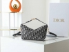 This Diortravel Nomad clutch is a stylish fusion of many elements. Crafted from