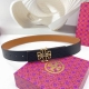 4.0Cm Tori Belt Double-Sided Top Layer Leather Length 80.85.90.95.100.105. Eu