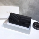 Color Black Silver Size 19X10 Yves Saint Laurent imported caviar cowhide textur
