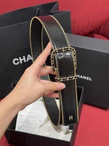 Xiangjia New Women's Belt With Zipper, Double-Sided Top-Grain Leather, This Belt