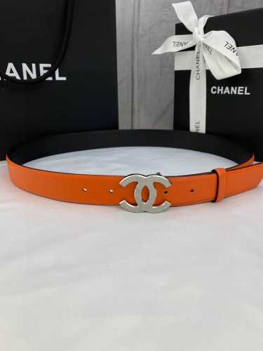 Width 3.0 Cm Chanel Lychee-Textured Calf Leather With Full, Tight, And Clear Gra