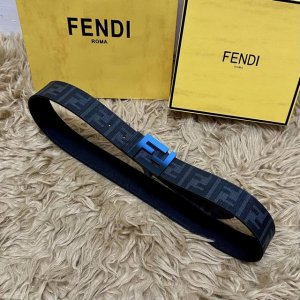 Fendi full packaging, same style as in boutiques, 4.0cm wide, double-ring revers